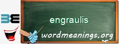 WordMeaning blackboard for engraulis